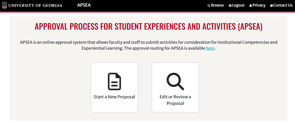 Edit or Review a Proposal