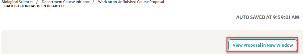 View Proposal button